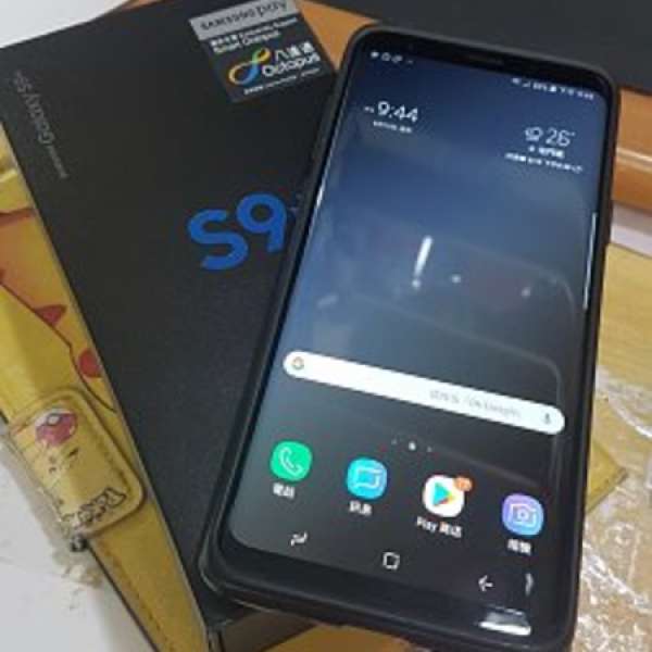 Samsung  GALAXY S9 plus (G9650) 6+128gb 港行 黑色 有單有盒佩件齊。加錢換手機玩。