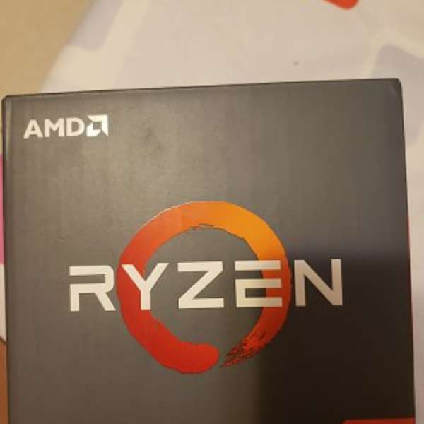AMD Ryzen AM4 R5 1600 連散熱,有單,有盒,有保(漢科保到2021年4月)