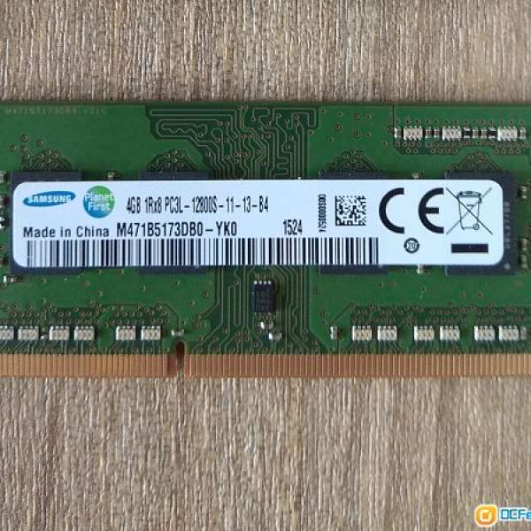 SAMSUNG DDR3L 1600 4GB SO-DIMM Notebook