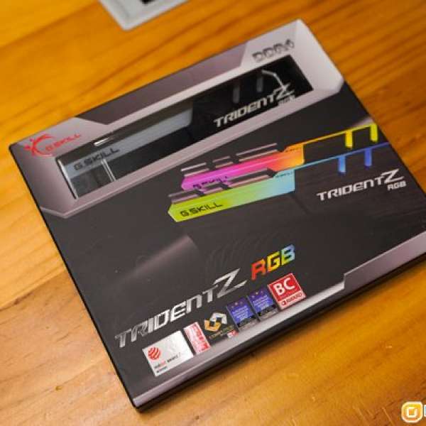 [全新未開封] G.SKILL TridentZ RGB Series 16GB (2x8GB) DDR4 3000MHz 記憶體 RAM