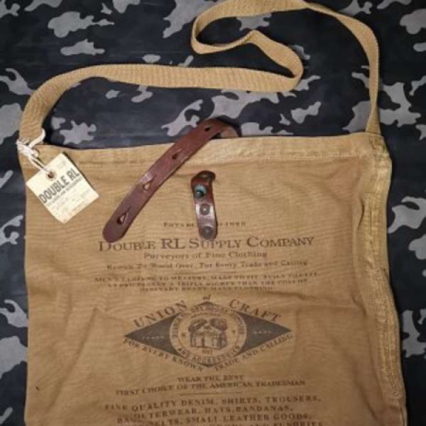 Vintage Double RL  messenger bag