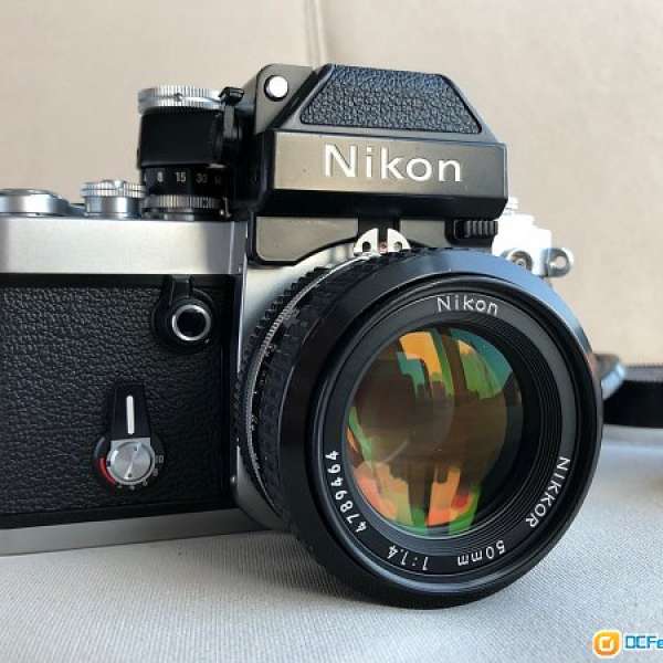 Nikon F2A + 50mm 1.4 AI Nikkor in excellent condition!