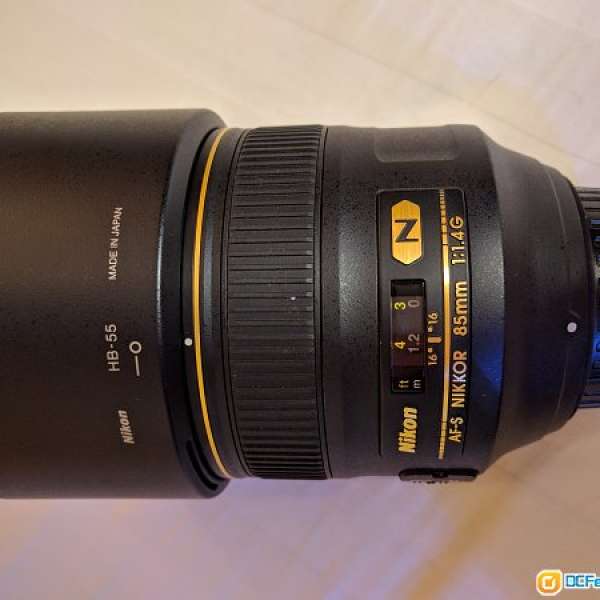 98% new Nikon 85mm f/1.4G