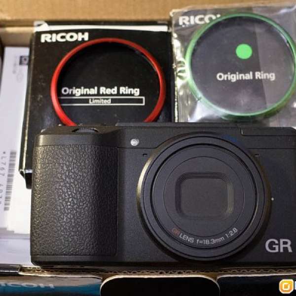 9新 RICOH GR II GR2 GR 有盒齊件送2個鏡頭圈