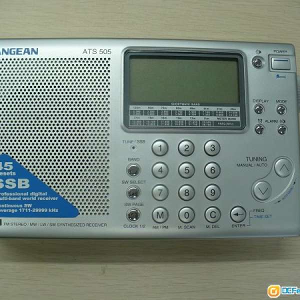 Sangean ATS-505 FM-Stereo/MW/LW/SW 全波段收音機