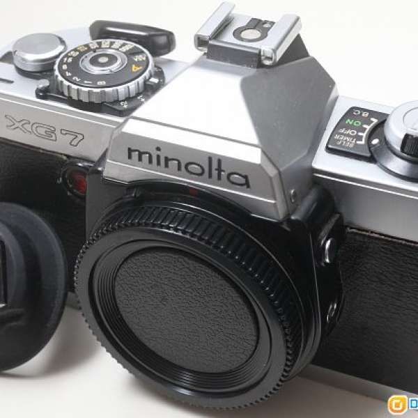 Minolta XG-7 測光準確，輕身細部好易用，跟原廠Minolta眼罩及相機帶，即買即用