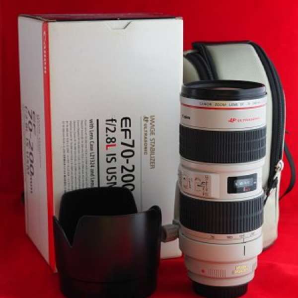 [代友出售] Canon EF 70-200mm f/2.8L IS USM 愛死小白一代 (90% NEW)
