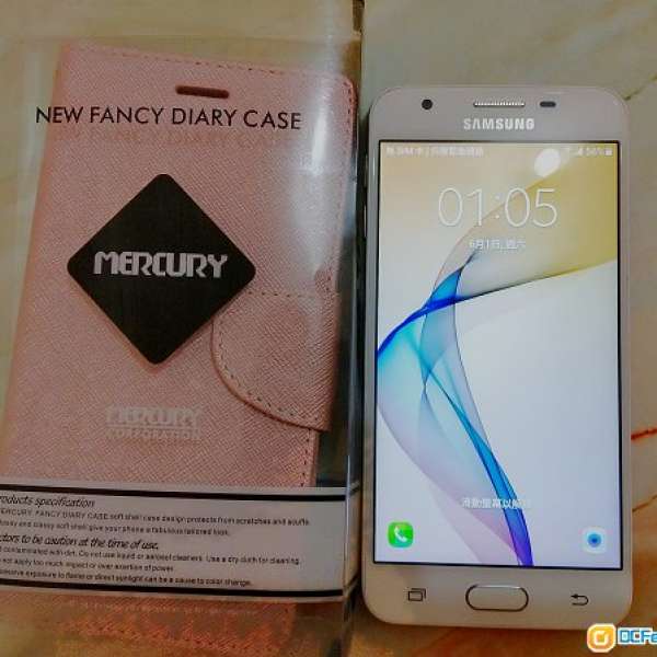 Samsung j5 prime 32gb 白色行貨 *功能正常, 送全新手機套, 玻璃貼