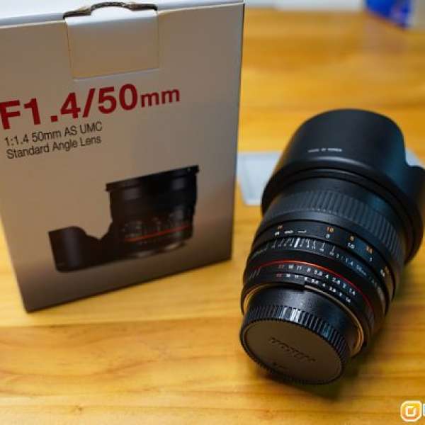 Samyang三陽 50mm f/1.4 AS UMC Lens (Nikon Full Frame) 全片幅大光圈鏡頭