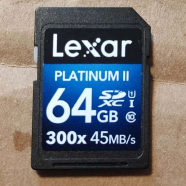 Lexar 64GB 300X SDXC card