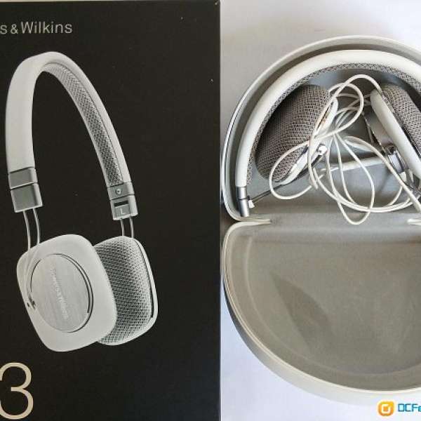 B&W, Bowers & Wilkins P3 頭戴式 耳機 Headphone 白色