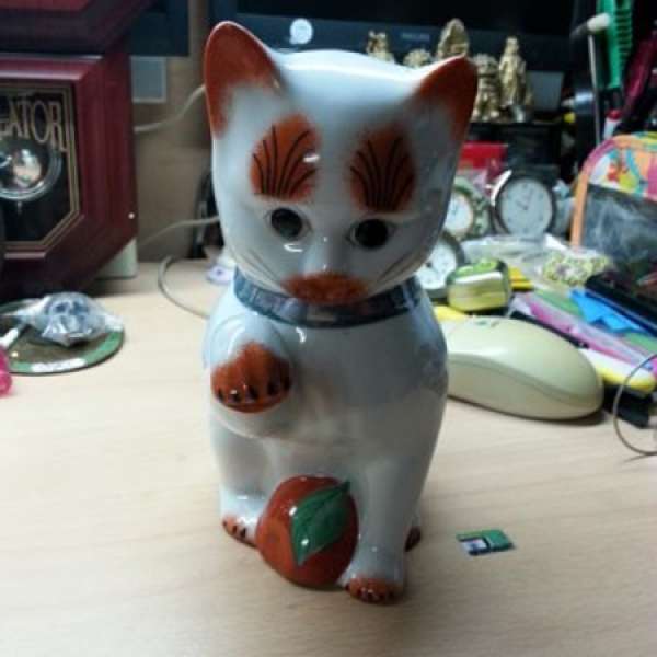 新淨 石灣陶瓷 貓 瓷茶壺,只售HK$160(不議價)