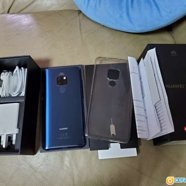 98%新 Huawei mate 20 藍色行貨全套有單有保