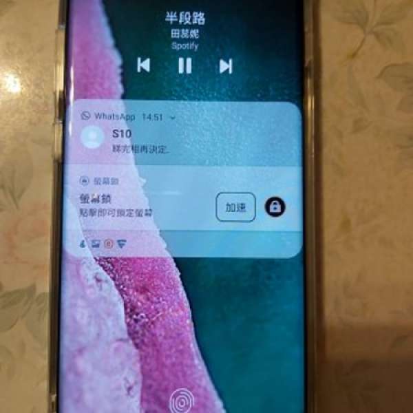 行貨有單保養到06-06-2019出機Samsung S10 PLUS 128 GB綠色行貨有單保養到06-2010連...