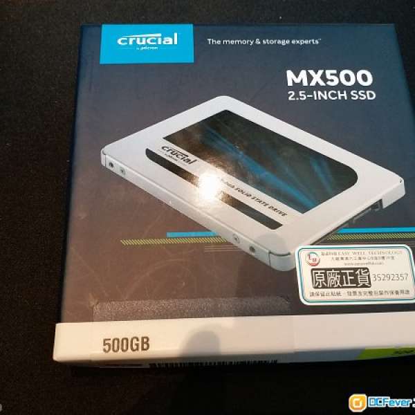 Crucial MX500 500GB SSD 固態磁碟