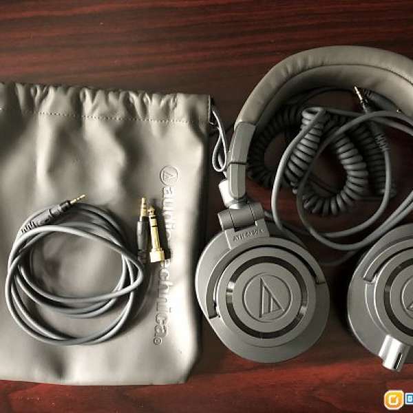 audio-technica 鐵三角 ath-M50x 黑灰色 限定版