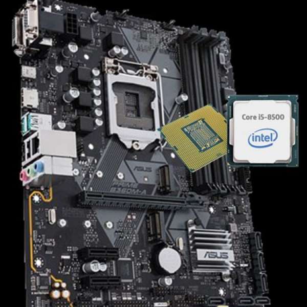 Intel Core i5-8500 + Asus B360