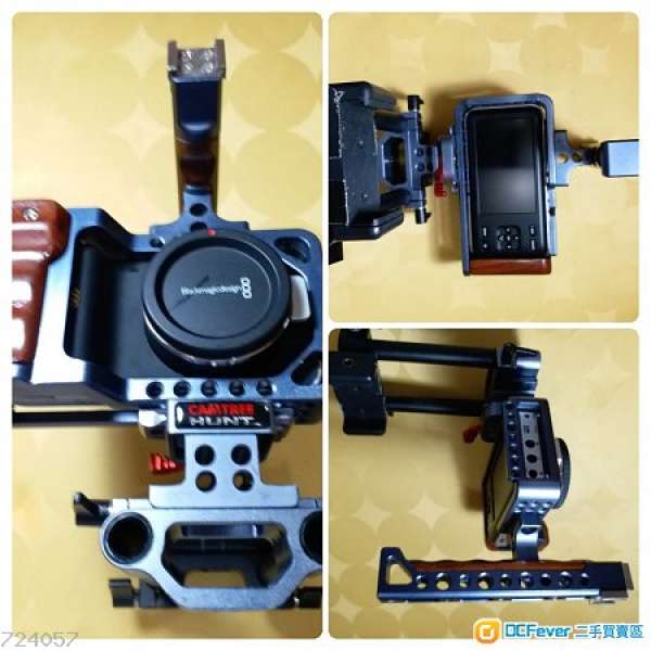 Blackmagic/ BMPCC 連Rig , metabone speed booster nikon to BMPCC