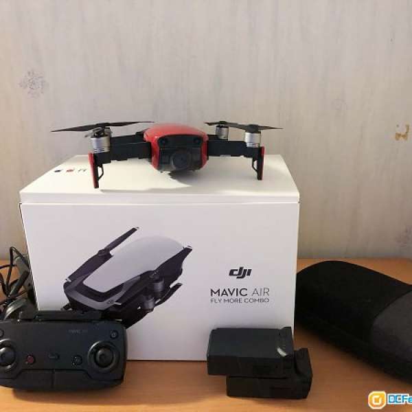 Dji mavic air fly more combo(紅色) 有買Care至2020年3月