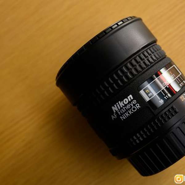 Nikon 16mm f2.8D 魚眼鏡，9成新