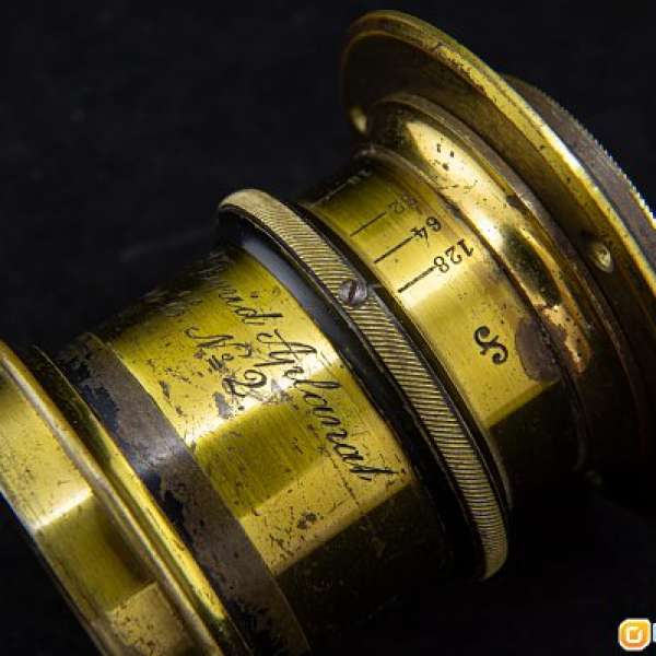 銅鏡  8x10 人像鏡 Antique Universal Rapid Aplanat Serie E Brass Lens