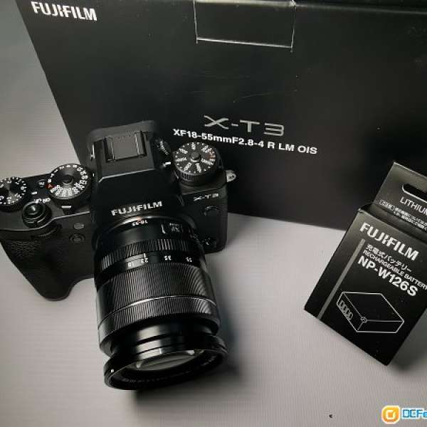 fujifilm xt3 with 18-55 kit lens