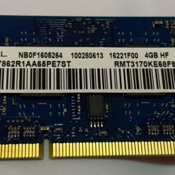Ramaxel 4GB DDR3 1600 Notebook SODIMM RAM RMT3170KE68F9F