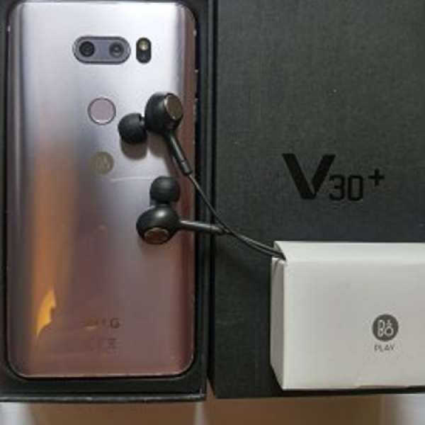 淺紫色LG V30+港行双咭95成新 冇崩靚仔 128gb 4Ram