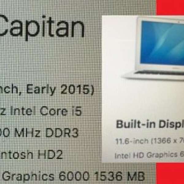 apple macbook air early 2015 11 13 a1465