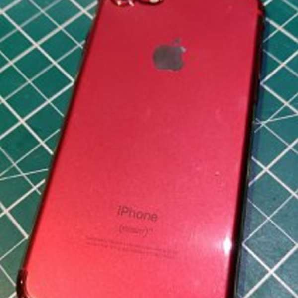 99% IPhone 7 plus 紅色 RED 128Gb，有盒配件送耳機，火牛，數据線。