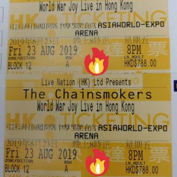 The Chainsmokers Concert in HK