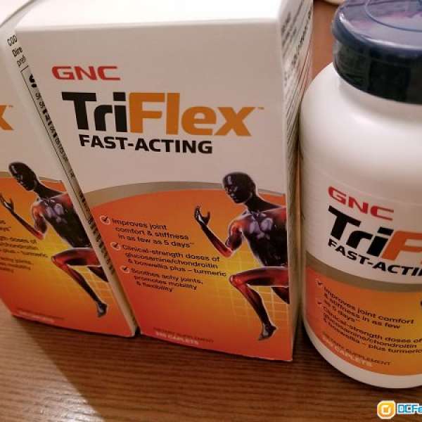 美國GNC 3活速效關節 240粒TriFlex Fact-Acting葡萄糖胺+軟骨素