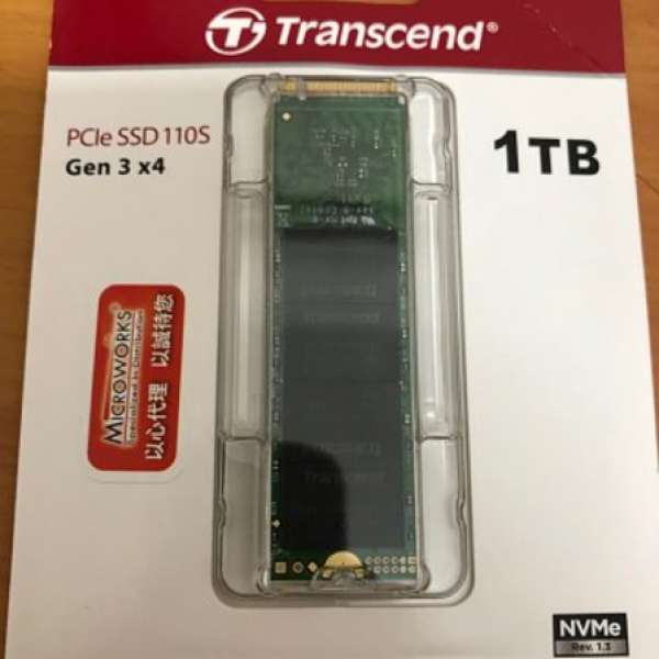 Transcend 110S - 入門 1TB NVMe SSD，6月19號買