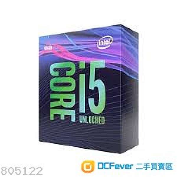 Intel i5 9600K cpu