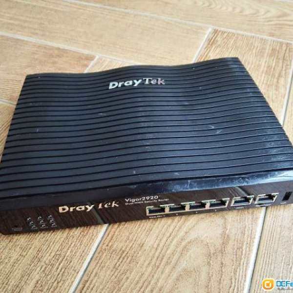 DrayTek Vigor 2920 真DUAL WAN aggregation 可合併2條寬頻加速防火牆路由器