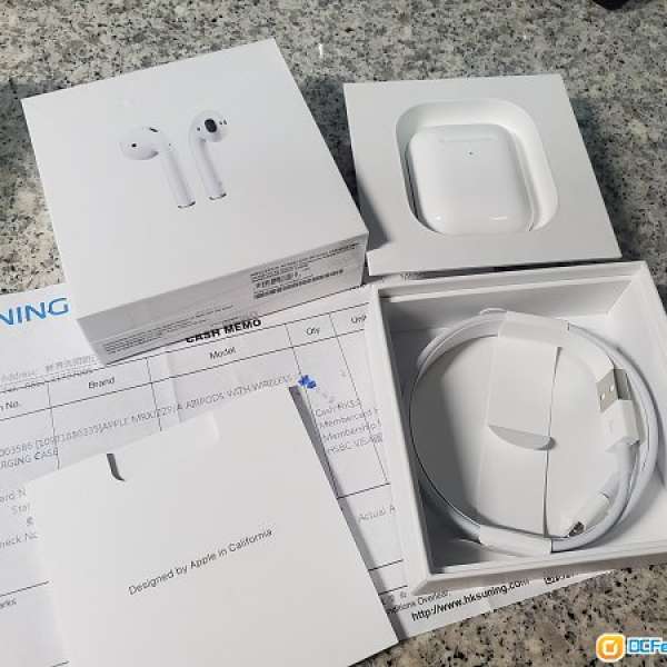Apple Airpods (2nd gen) wireless charging case (buy on 21/Jun/19)