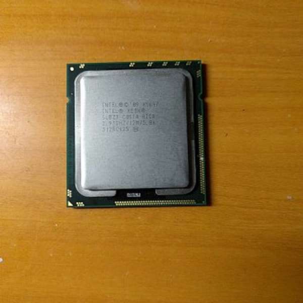 Intel Xeon x5647 4C 8T(12M Cache 2.93 GHz, 1366針 適用於X58 主機板)