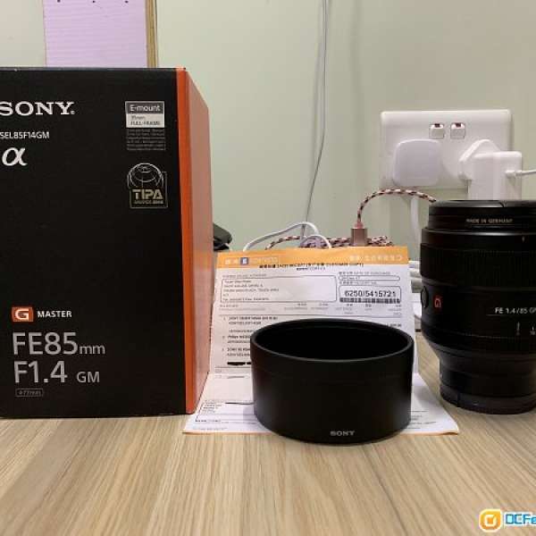 95% new Sony FE 85mm F1.4 GM