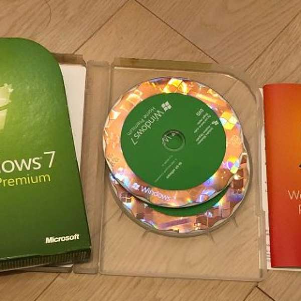 正版原盒WINDOWS 7 HOME PREMIUM DVD