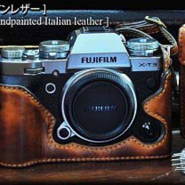 Fujifilm X-T3 相機皮套  可分拆 XT3 牛皮 袋 套 帶 leather case 相機袋