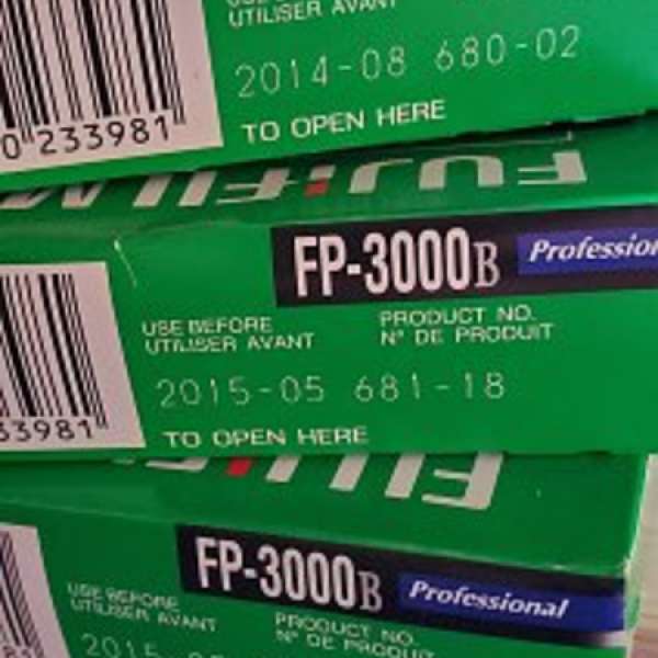 Fujifilm Fp3000B x 3 pack
