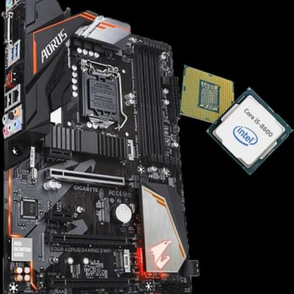 Intel Core i5-8600 + Gigabyte B360