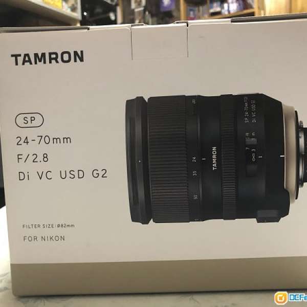 出售新淨 Tamron 24-70 2.8 VC G2 A032 Nikon 全齊 長保養