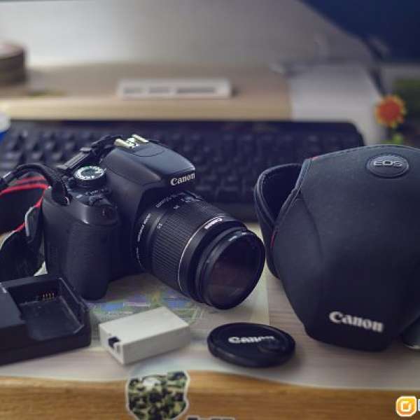 Canon 600D + 18-55mm IS II Kit Set with SD card