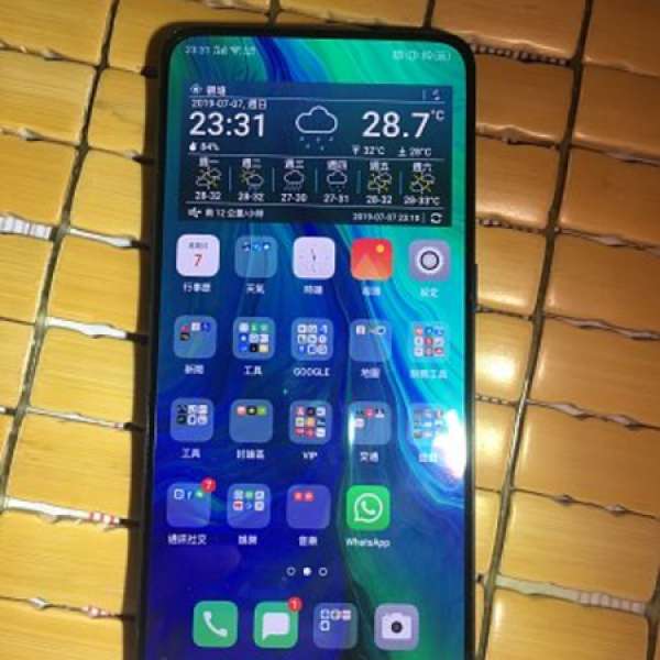 Oppo Reno 10倍變焦版 8+256gb 國行有單有盒，左下框有少崩