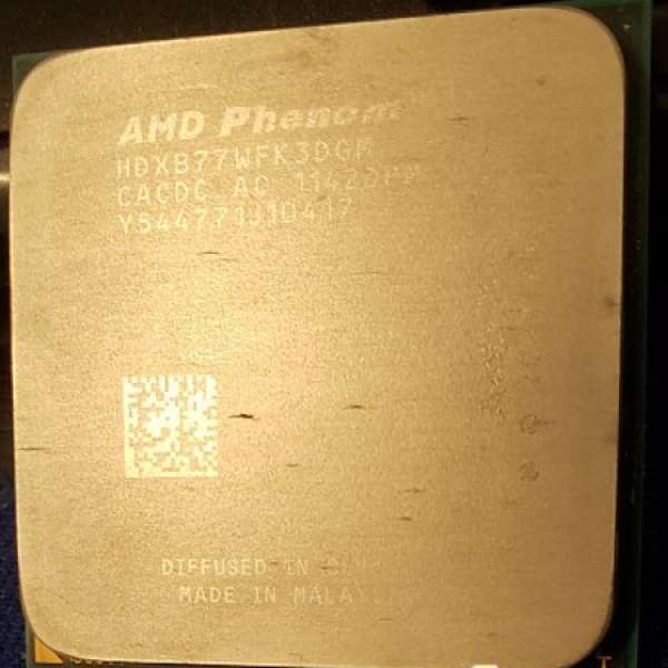 AMD PHENOM II X3 B77 3.2GHz SKT AM3 連散熱 可開4核 977