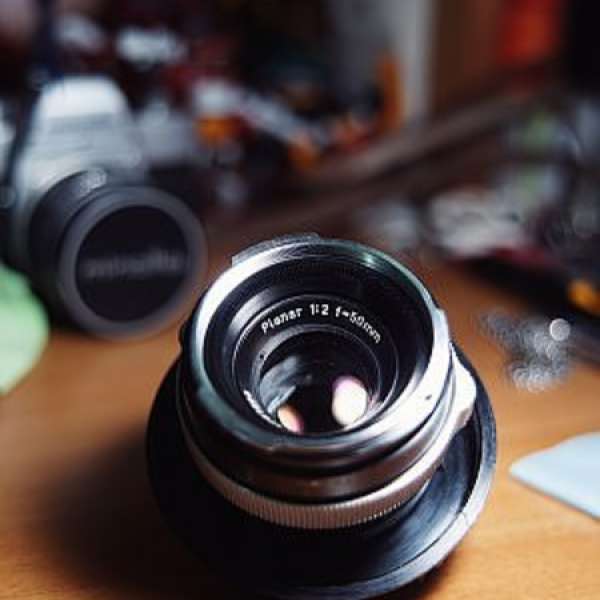 牛眼 Contarex 50mm F2 Black Version