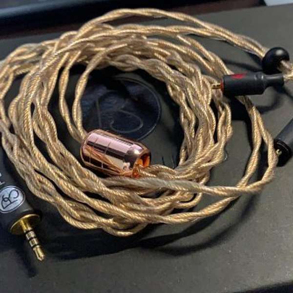 Plussound EXO Gold plated hybird UE IPX 2.5mm custom cable