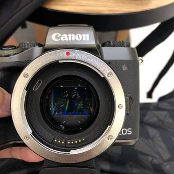 Canon m5 + speed booster ef-eos m2