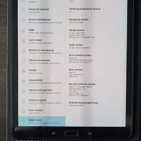 Samsung Galaxy Tab S3 LTE Black 連原廠keyboard cover